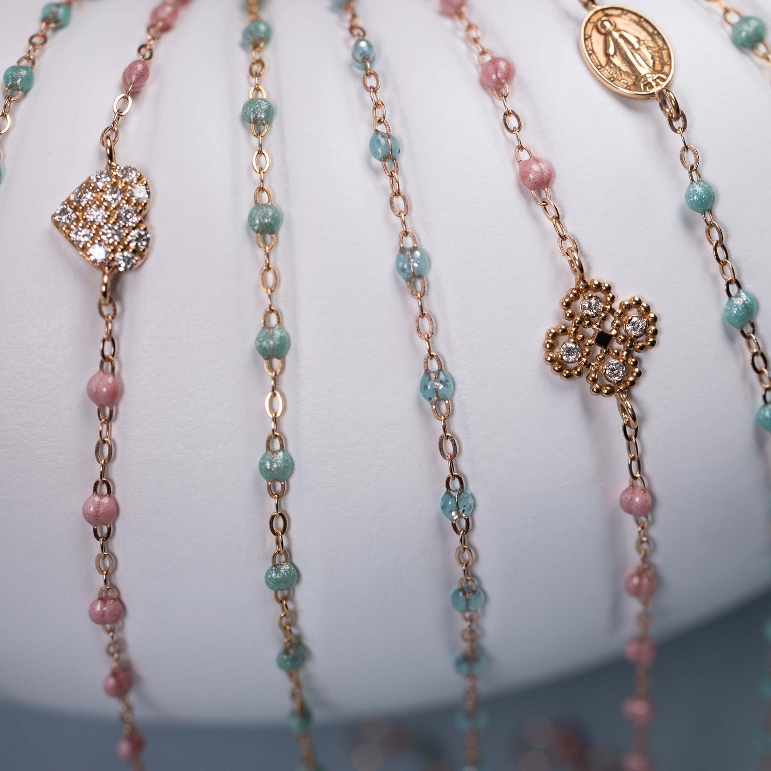 Gigi Clozeau - Bracelet glacier Classique Gigi, or rose, 17 cm