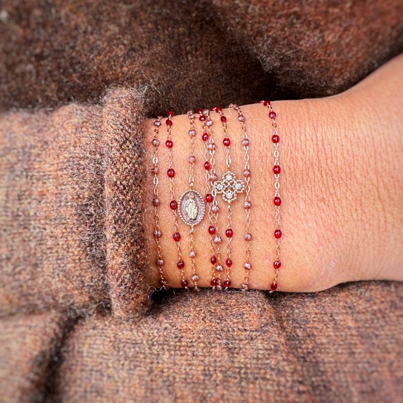 Gigi Clozeau - Bracelet cuivre Classique Gigi, or rose, 17 cm