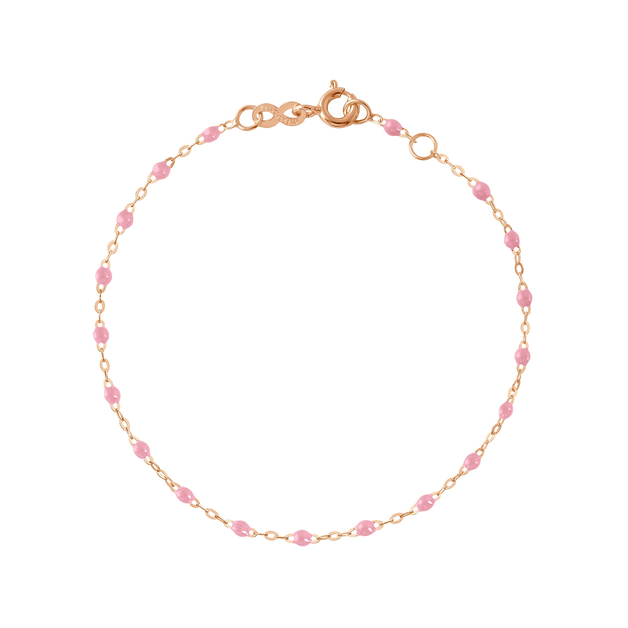 Gigi Clozeau - Baby Classic Gigi Fuchsia bracelet, Rose Gold, 13 cm