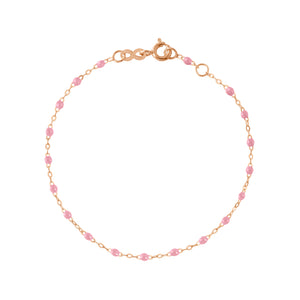 Gigi Clozeau - Baby Classic Gigi Fuchsia bracelet, Rose Gold, 13 cm