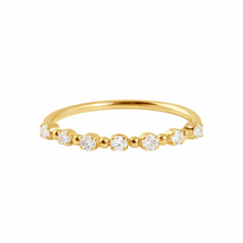 Gigi Clozeau - Anillo Classique Gigi, 7 diamantes, oro amarillo, T 52