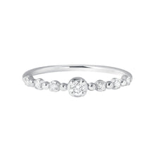 Gigi Clozeau - Bague Solitaire Gigi, diamants, or blanc, T 50