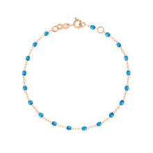 Gigi Clozeau - Bracelet azur Classique Gigi, or rose, 24 cm