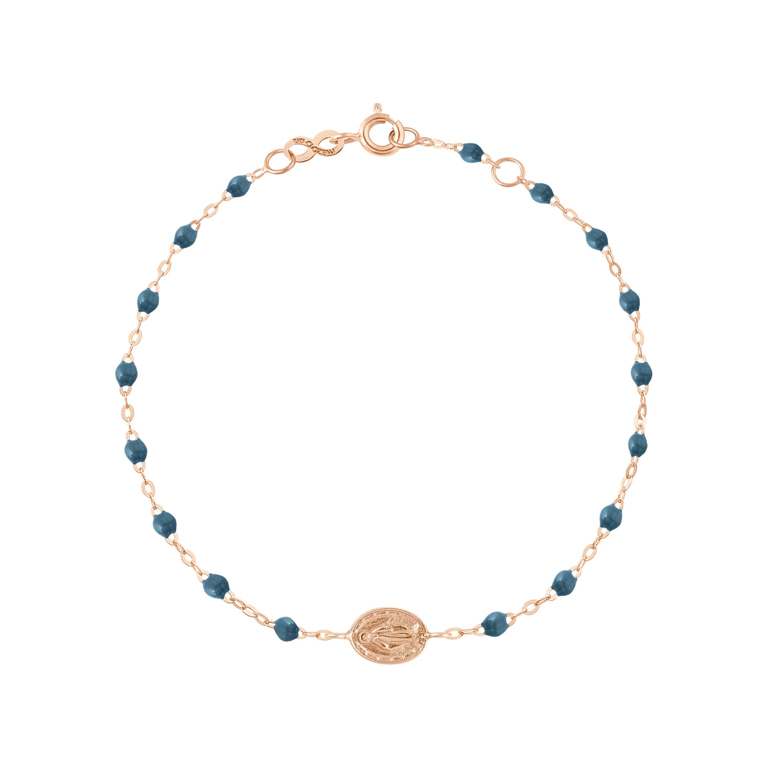 Gigi Clozeau - Bracelet céleste Madone or rose, 17 cm