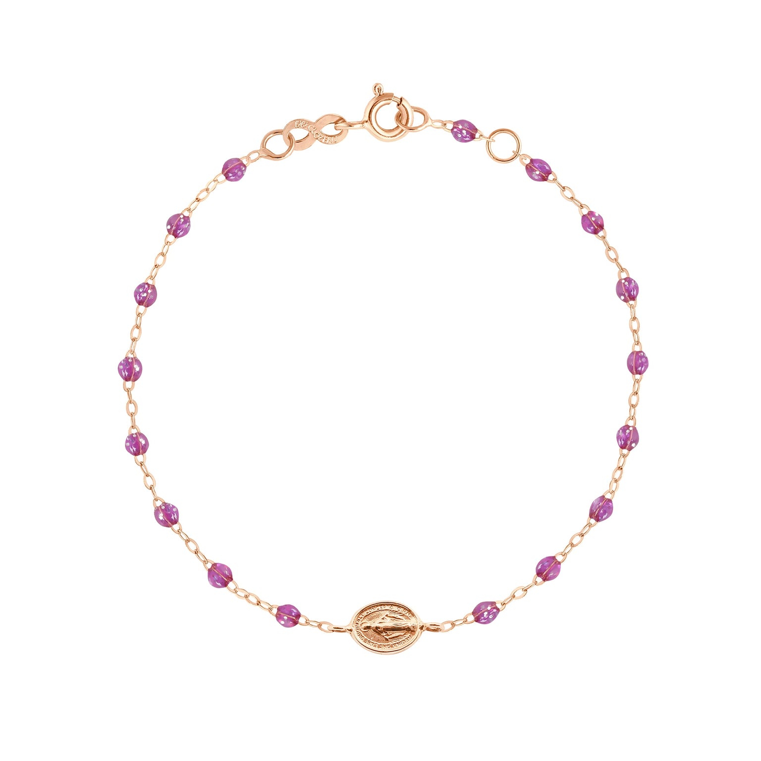 Gigi Clozeau - Bracelet galaxy Madone, or rose, 17 cm