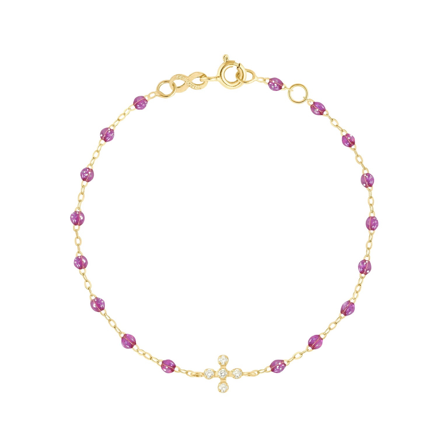 Gigi Clozeau - Bracelet galaxy Spark diamants, or jaune, 17 cm