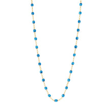 Gigi Clozeau - Collier azur Classique Gigi, or jaune, 45 cm