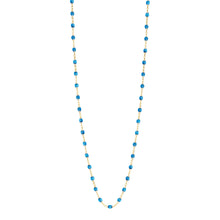 Gigi Clozeau - Collier azur Classique Gigi, or jaune, 60 cm