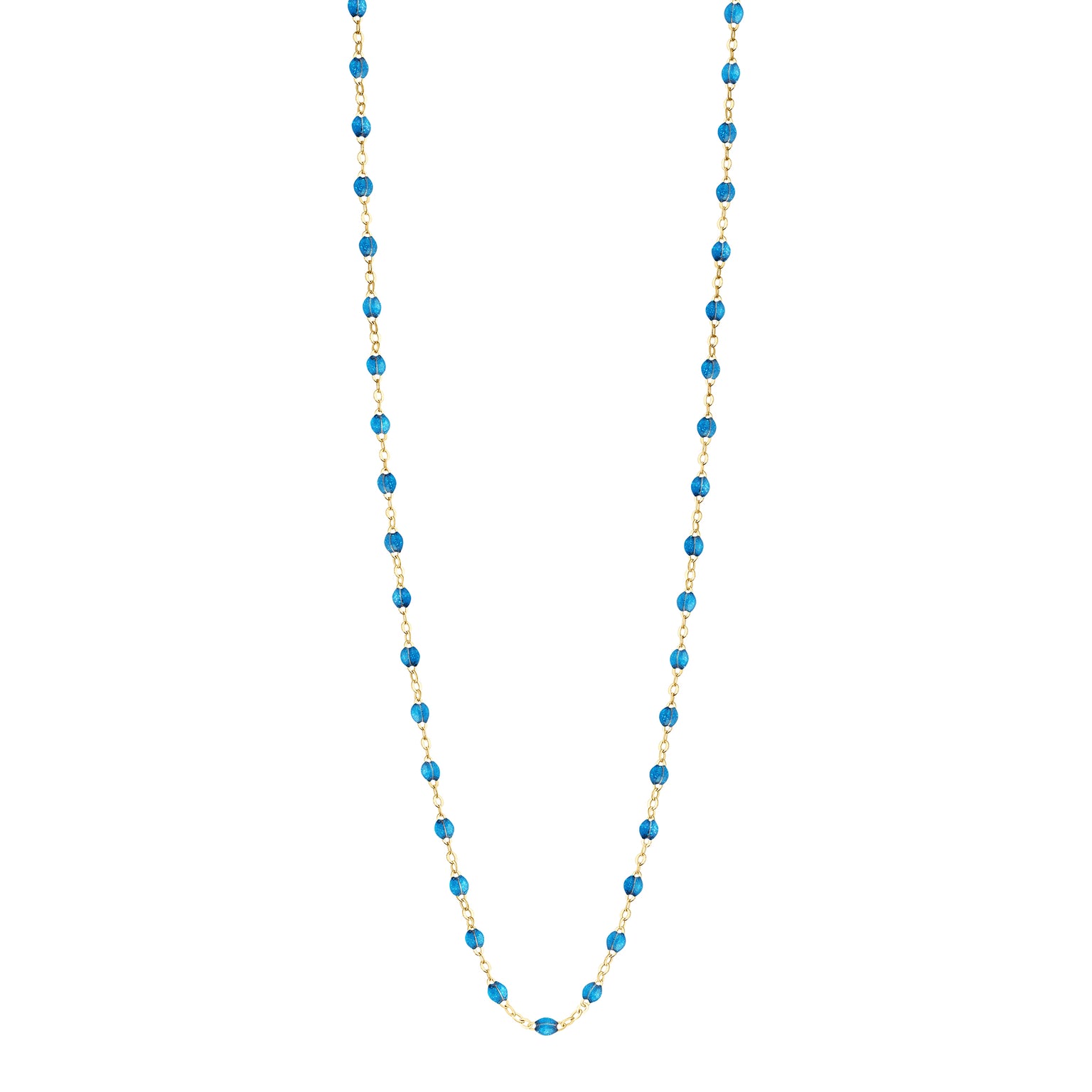Gigi Clozeau - Collier azur Classique Gigi, or jaune, 60 cm
