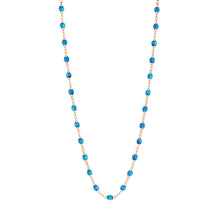 Gigi Clozeau - Collier azur Classique Gigi, or rose, 42 cm