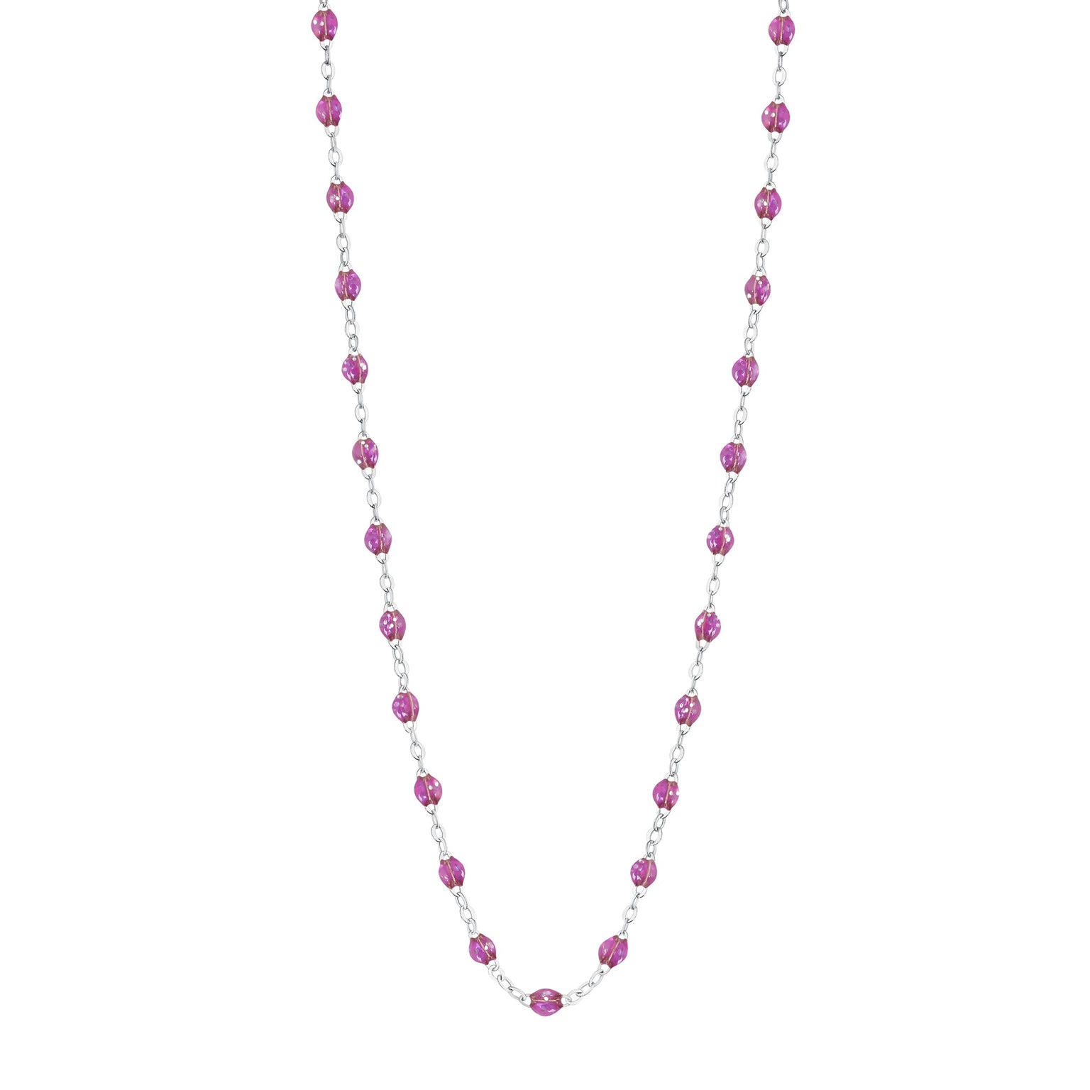 Gigi Clozeau - Collier galaxy Classique Gigi, or blanc, 45 cm