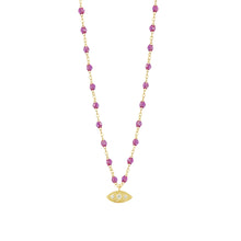 Gigi Clozeau - Collier galaxy Clin d’œil diamants, or jaune, 42 cm