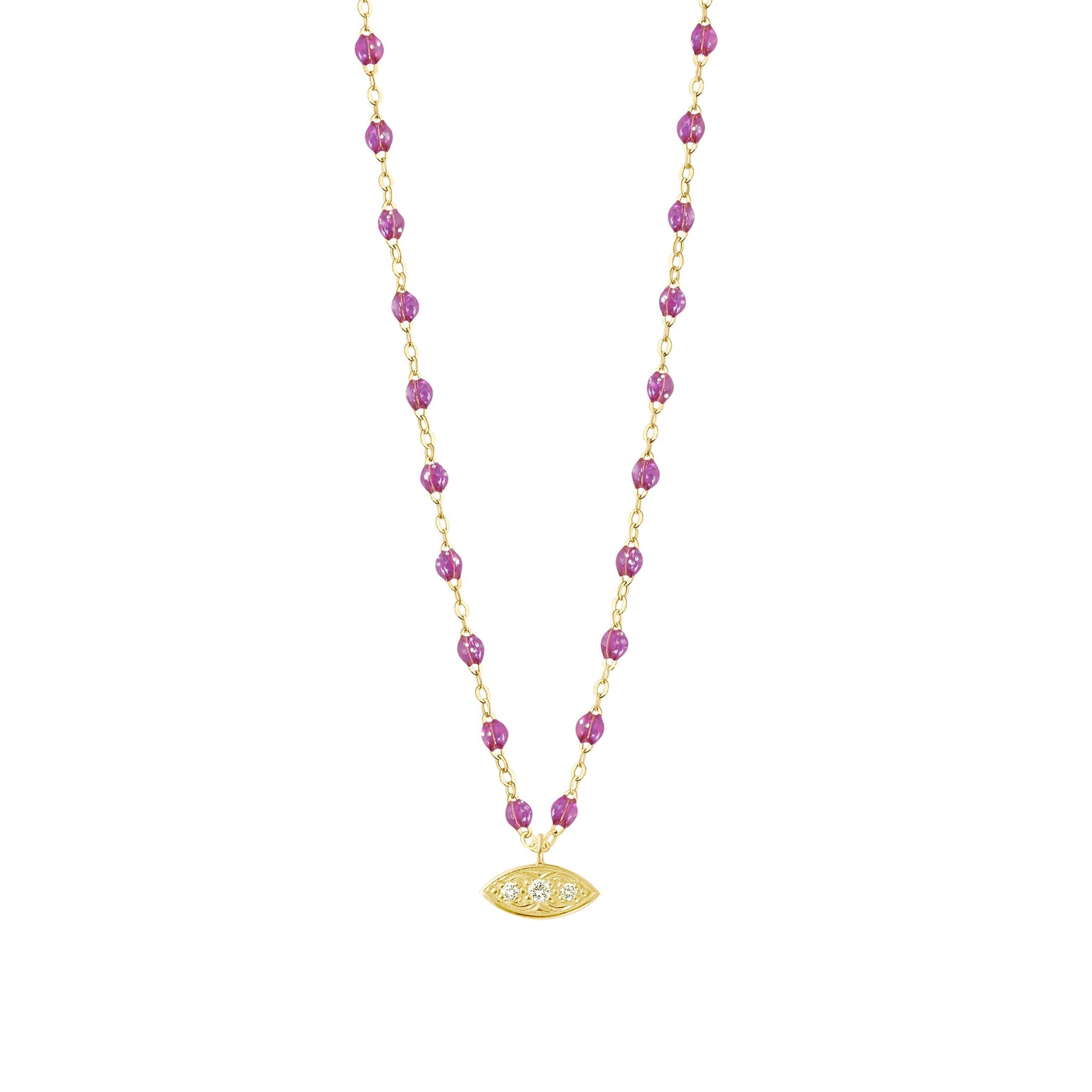 Gigi Clozeau - Collier galaxy Clin d’œil diamants, or jaune, 42 cm