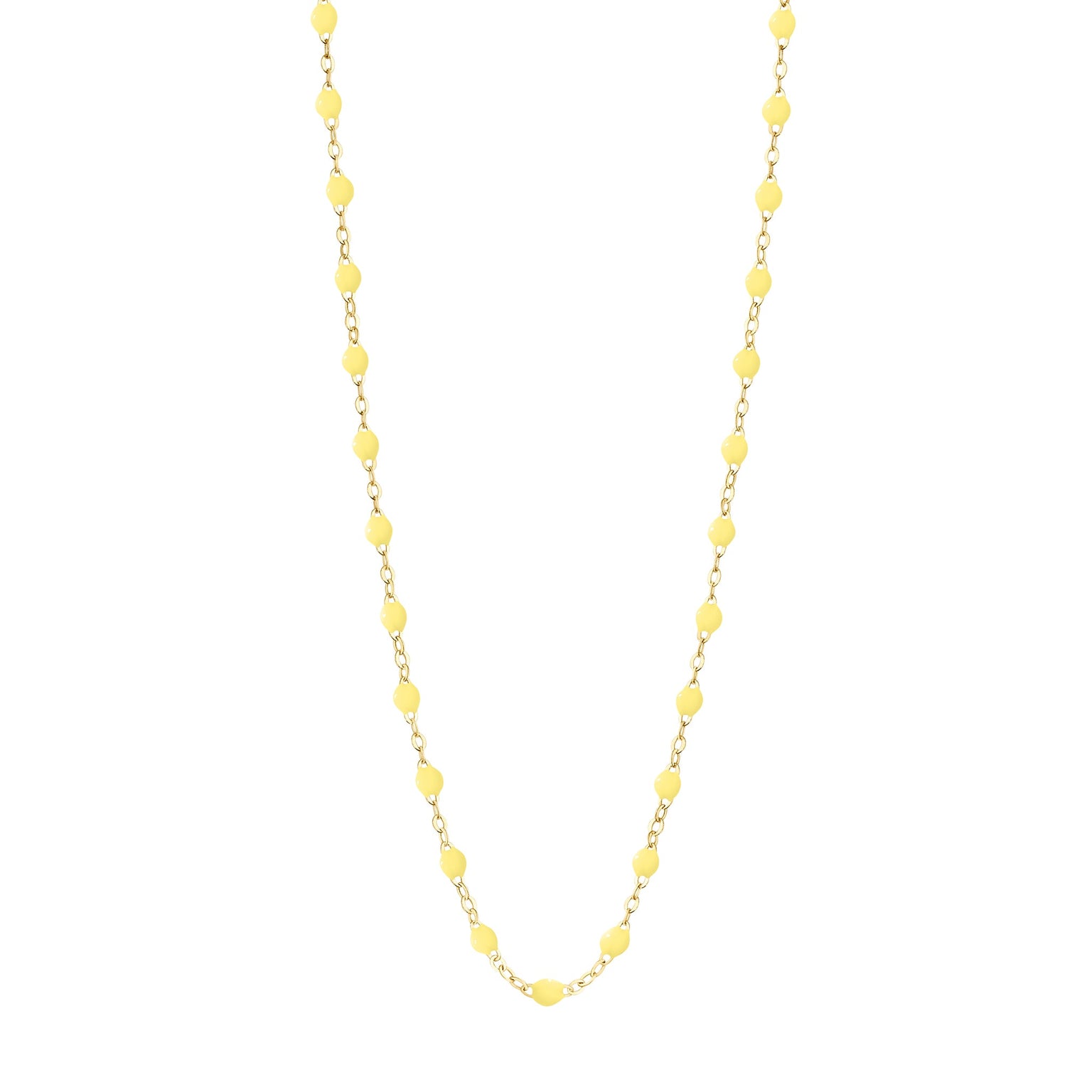 Gigi Clozeau - Collier mimosa Classique Gigi, or jaune, 45 cm