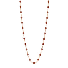 Gigi Clozeau - Collier moka Classique Gigi, or rose, 42 cm