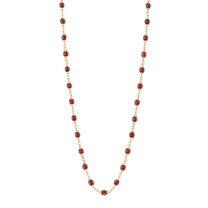 Gigi Clozeau - Collier moka Classique Gigi, or rose, 42 cm