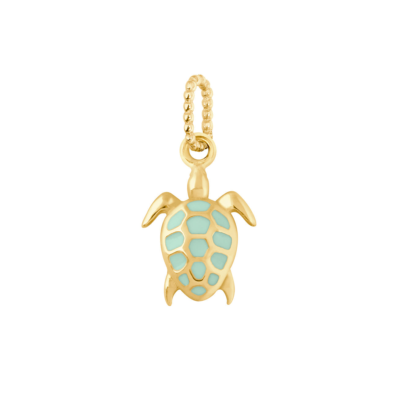 Gigi Clozeau - Pendentif jade Tortue, or jaune