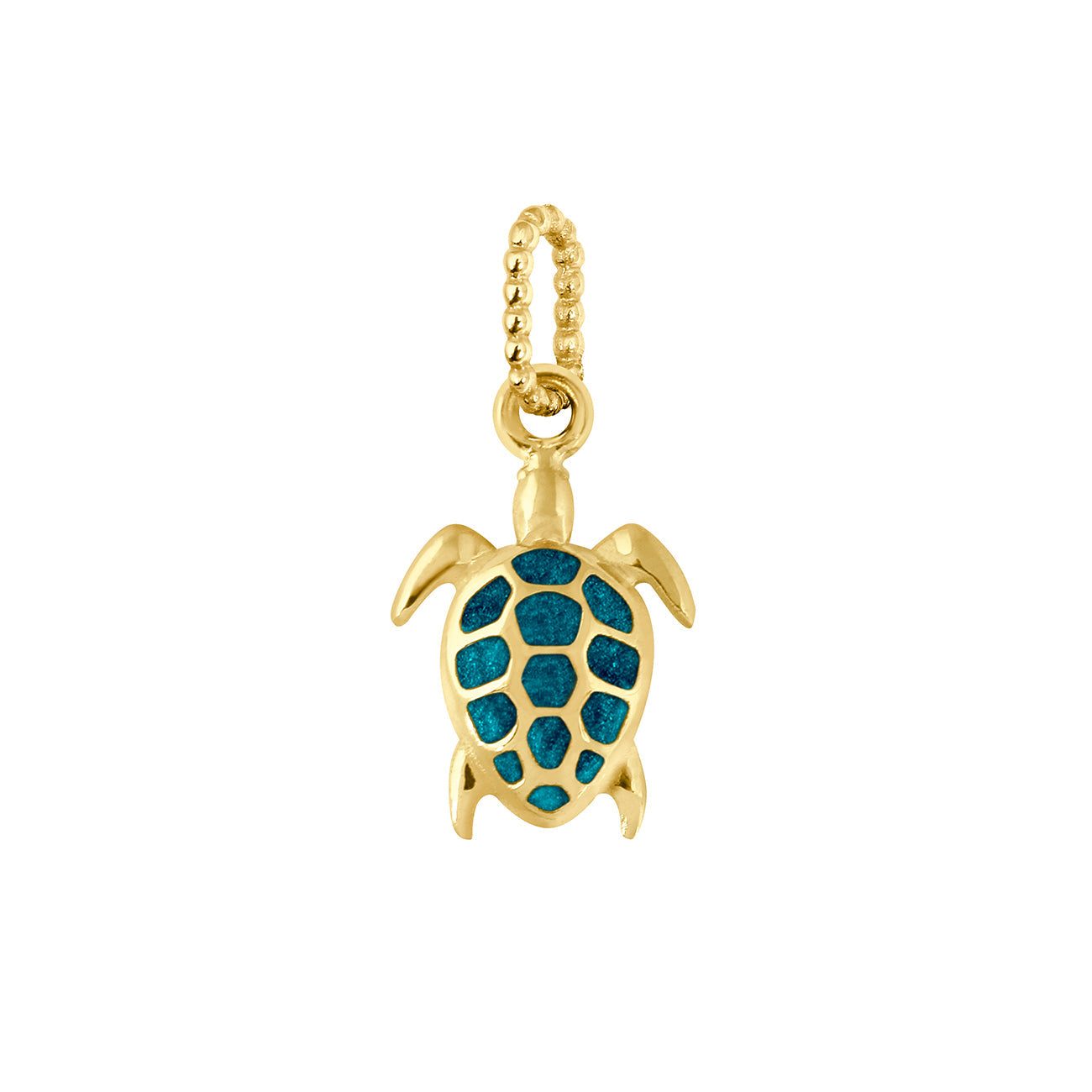 Gigi Clozeau - Pendentif jungle Tortue, or jaune