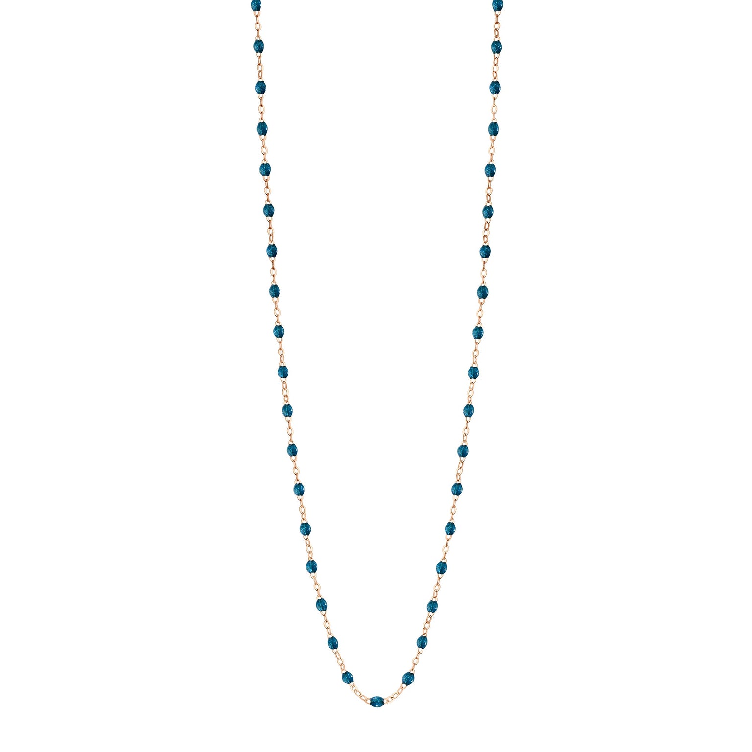 Gigi Clozeau - Sautoir jungle Classique Gigi, or rose, 86 cm