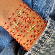 Gigi Clozeau - Bracelet rubis Classique Gigi, or jaune, 17 cm