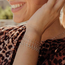 Gigi Clozeau - Bracelet opale Classique Gigi, or blanc, 15 cm
