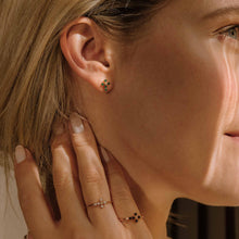 Gigi Clozeau - Bague opale Croix Perlée, diamant, or jaune, T 49