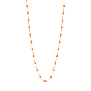 Gigi Clozeau - Collier saumon Classique Gigi, or jaune, 50 cm