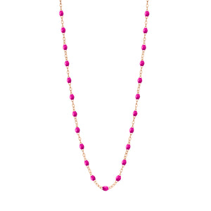 Gigi Clozeau - Collier bonbon Classique Gigi, or rose, 50 cm