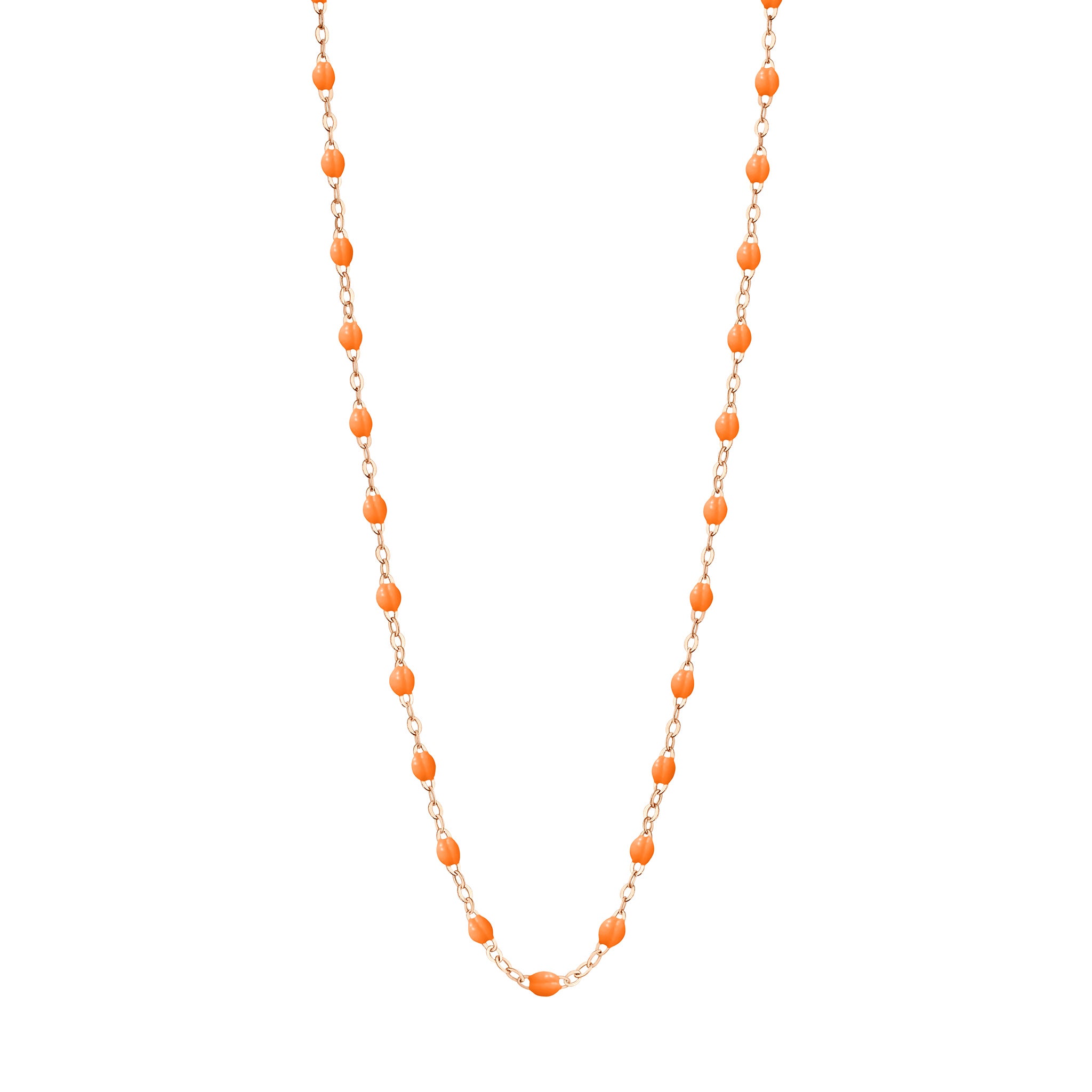 Gigi Clozeau - Collier mandarine Classique Gigi, or rose, 50 cm