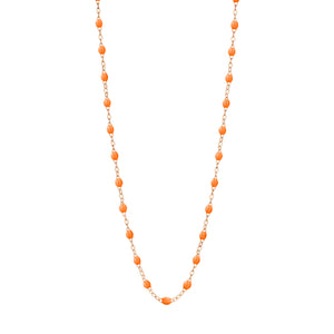 Gigi Clozeau - Collier mandarine Classique Gigi, or rose, 50 cm