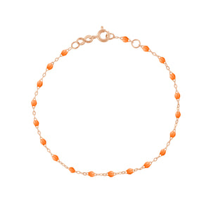 Gigi Clozeau - Bracelet mandarine Classique Gigi, or blanc, 15 cm
