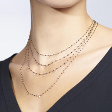 Gigi Clozeau - Collier quartz Gigi Suprême, or jaune, 1 diamant, 42 cm