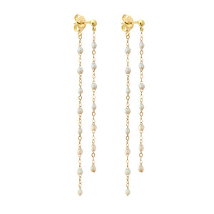 Gigi Clozeau - Boucles d'oreilles Dansantes Classique Gigi opale, or jaune