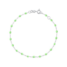 Gigi Clozeau - Bracelet anis Classique Gigi, or blanc, 15 cm