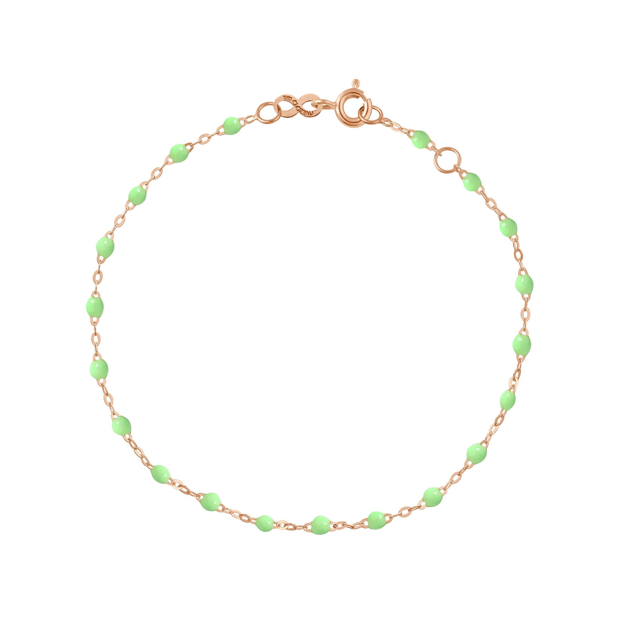 Gigi Clozeau - Bracelet anis Classique Gigi, or rose, 15 cm