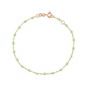 Gigi Clozeau - Bracelet anis Classique Gigi, or rose, 19 cm