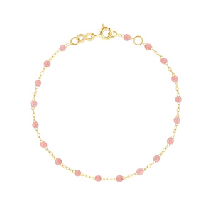 Gigi Clozeau - Bracelet blush Classique Gigi, or jaune, 19 cm