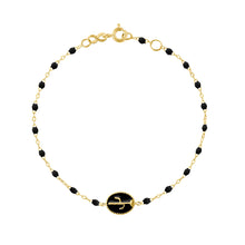 Gigi Clozeau - Bracelet Cactus résine noir, or jaune