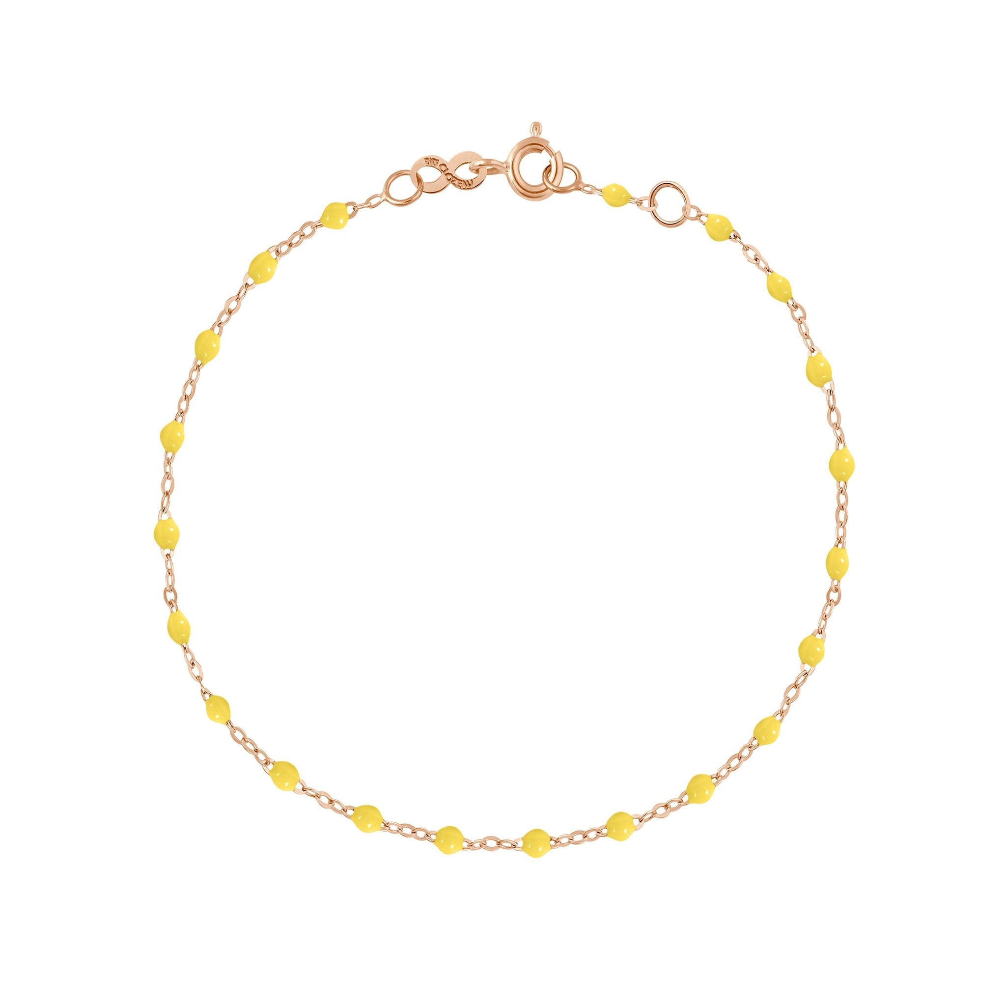 Gigi Clozeau - Bracelet citron Classique Gigi, or rose, 19 cm