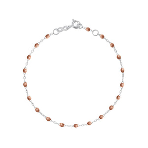 Gigi Clozeau - Bracelet cuivre Classique Gigi, or blanc, 19 cm