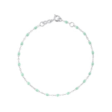 Gigi Clozeau - Bracelet jade Classique Gigi, or blanc, 17 cm