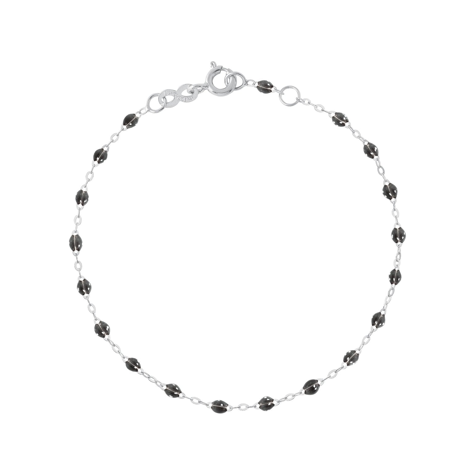 Gigi Clozeau - Bracelet quartz Classique Gigi, or blanc, 19 cm