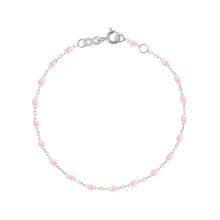 Gigi Clozeau - Bracelet rose bébé Classique Gigi, or blanc, 19 cm