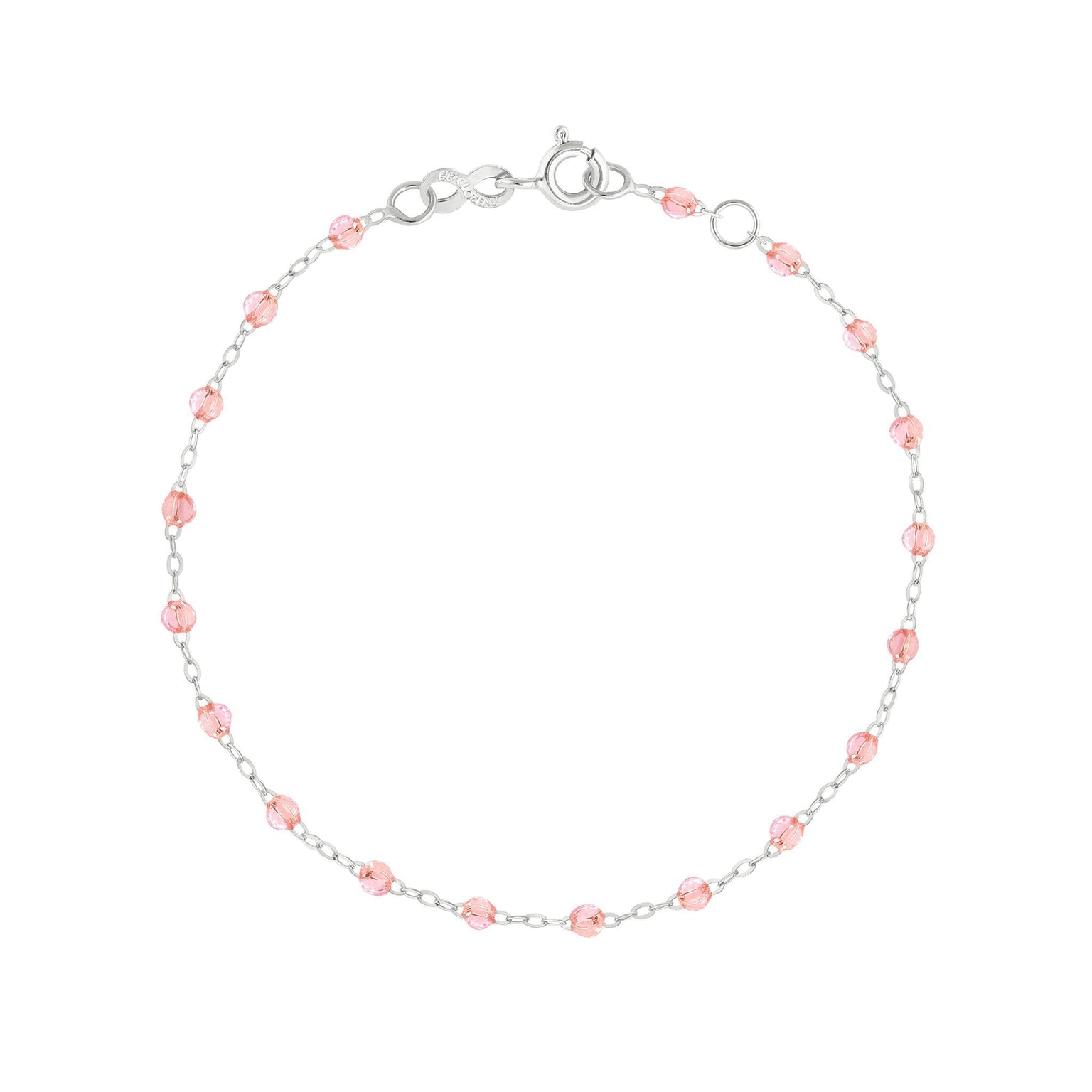 Gigi Clozeau - Bracelet rosée Classique Gigi, or blanc, 19 cm
