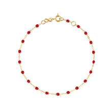 Gigi Clozeau - Bracelet rubis Classique Gigi, or jaune, 17 cm