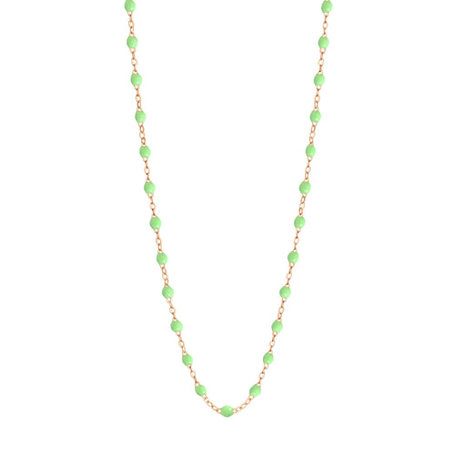 Gigi Clozeau - Collier anis Classique Gigi, or rose, 42 cm
