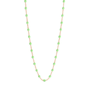 Gigi Clozeau - Collier anis Classique Gigi, or rose, 42 cm