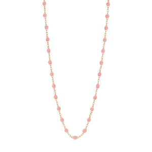 Gigi Clozeau - Collier blush Classique Gigi, or rose, 50 cm