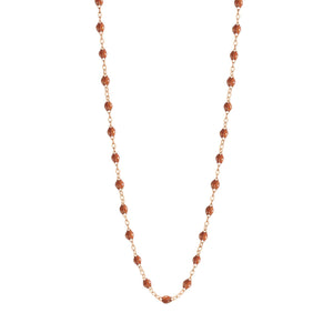 Gigi Clozeau - Collier fauve Classique Gigi, or rose, 45 cm