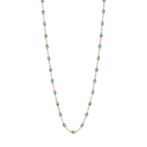 Gigi Clozeau - Collier glacier Classique Gigi, or rose, 42 cm